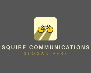 Bicycle Cycling Bike App logo design