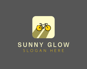 Bicycle Cycling Bike App logo design