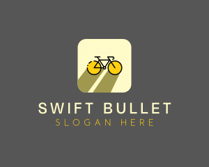 Bicycle Cycling Bike App logo design