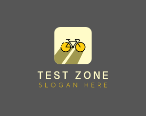 Bicycle Cycling Bike App logo design