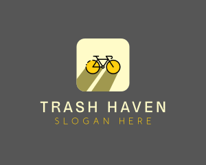 Bicycle Cycling Bike App logo design