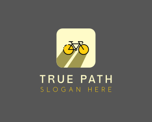 Bicycle Cycling Bike App logo design