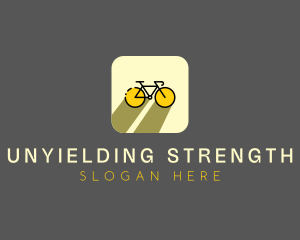 Bicycle Cycling Bike App logo design