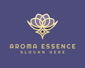 Premium Lotus Spa logo design