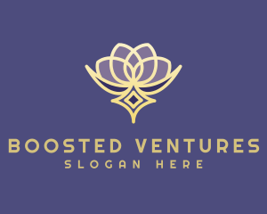 Premium Lotus Spa logo design