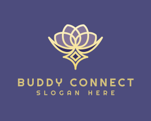 Premium Lotus Spa logo design