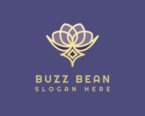 Premium Lotus Spa logo design