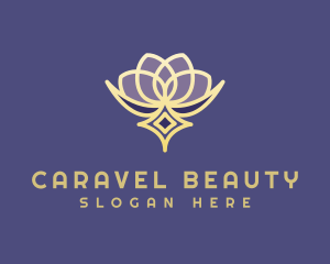 Premium Lotus Spa logo design