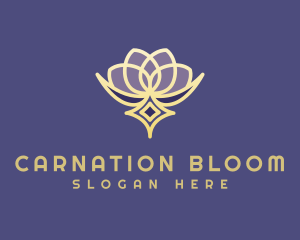 Premium Lotus Spa logo design