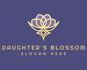 Premium Lotus Spa logo design