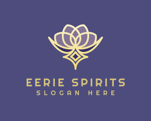 Premium Lotus Spa logo design