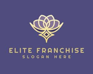 Premium Lotus Spa logo design