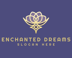 Premium Lotus Spa logo design