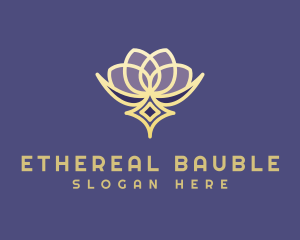 Premium Lotus Spa logo design