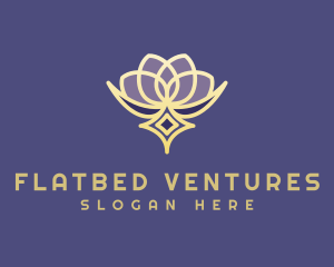 Premium Lotus Spa logo design