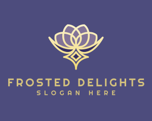 Premium Lotus Spa logo design