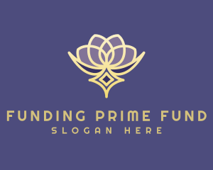 Premium Lotus Spa logo design