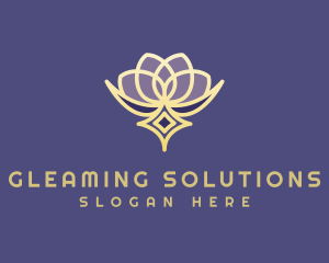 Premium Lotus Spa logo design