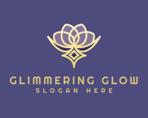 Premium Lotus Spa logo design