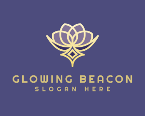 Premium Lotus Spa logo design