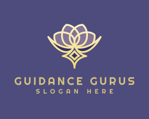 Premium Lotus Spa logo design