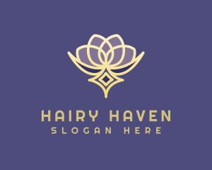 Premium Lotus Spa logo design