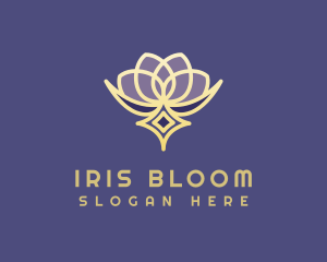 Premium Lotus Spa logo design