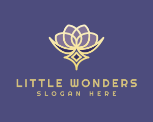 Premium Lotus Spa logo design