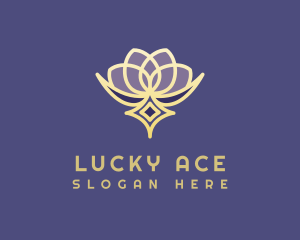 Premium Lotus Spa logo design