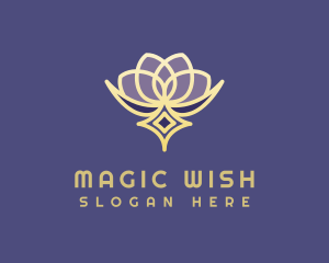 Premium Lotus Spa logo design