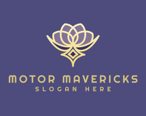 Premium Lotus Spa logo design