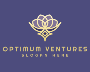 Premium Lotus Spa logo design