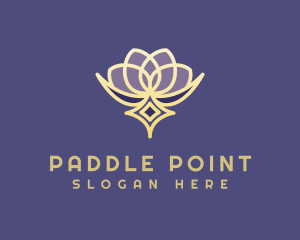 Premium Lotus Spa logo design