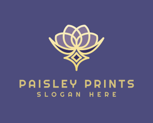 Premium Lotus Spa logo design