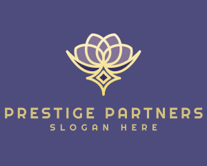 Premium Lotus Spa logo design