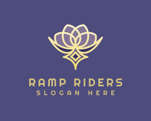 Premium Lotus Spa logo design