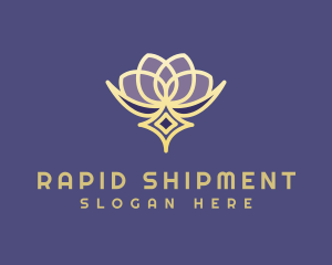 Premium Lotus Spa logo design