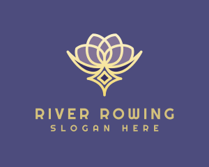 Premium Lotus Spa logo design