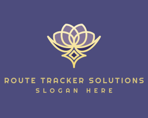 Premium Lotus Spa logo design