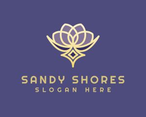 Premium Lotus Spa logo design