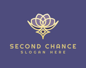 Premium Lotus Spa logo design