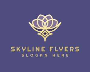 Premium Lotus Spa logo design