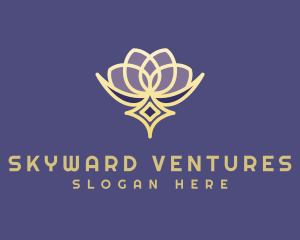 Premium Lotus Spa logo design