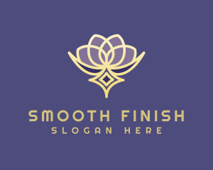 Premium Lotus Spa logo design