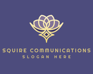 Premium Lotus Spa logo design