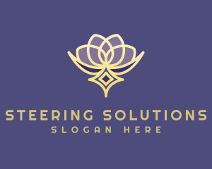 Premium Lotus Spa logo design