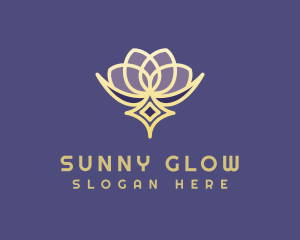 Premium Lotus Spa logo design