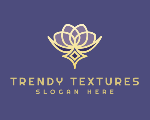 Premium Lotus Spa logo design