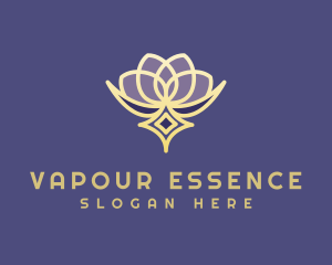 Premium Lotus Spa logo design