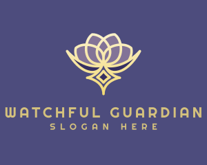 Premium Lotus Spa logo design